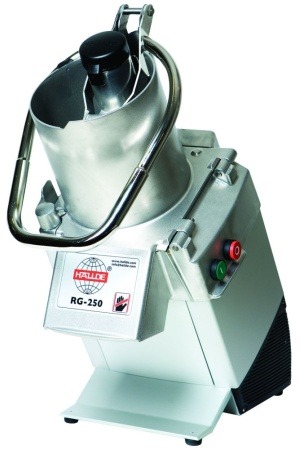 Krouhač zeleniny Hallde RG-250/ 230V 50Hz, přítlačná páka, 50 - 800 porcí denně