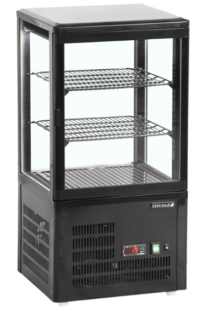 Chladicí vitrína stolní, černá TEFCOLD UPD 60 BLACK