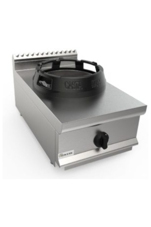 Sporák čínský plynový, 1 hořák WOK - 14,0kW, šířka 400mm, horní modul