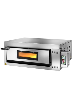 Pec na pizzu elektrická  (230 V), jednokomorová, digitální ovládání, 6 kW