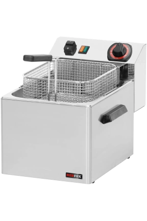Fritéza elektrická 0,38 kW/l, 8 l stolní 230 V | REDFOX - FE 07